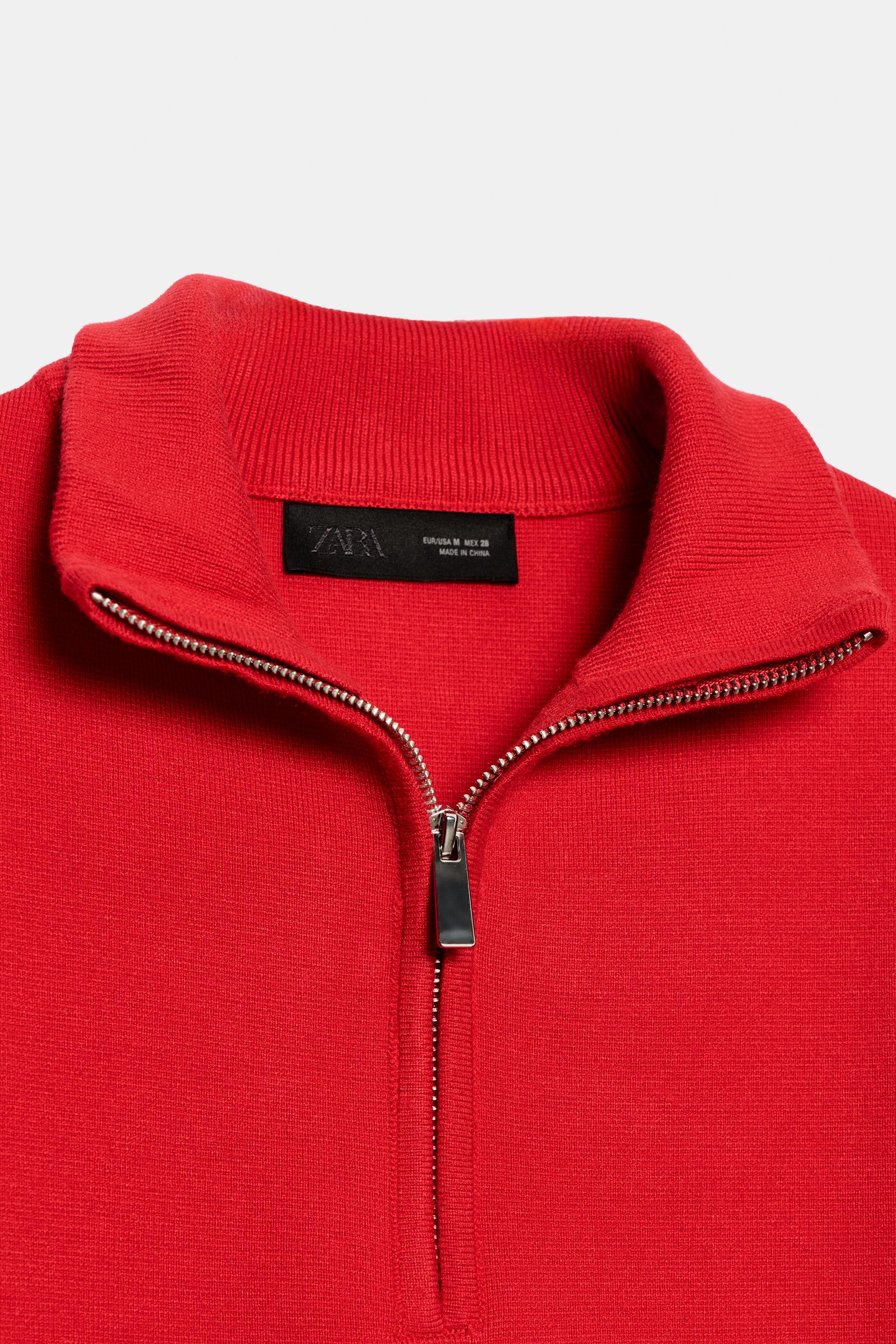 KNIT ZIP-UP JUMPER
